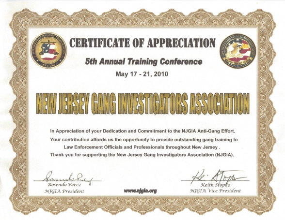 New Jersey Gang Investigators Association