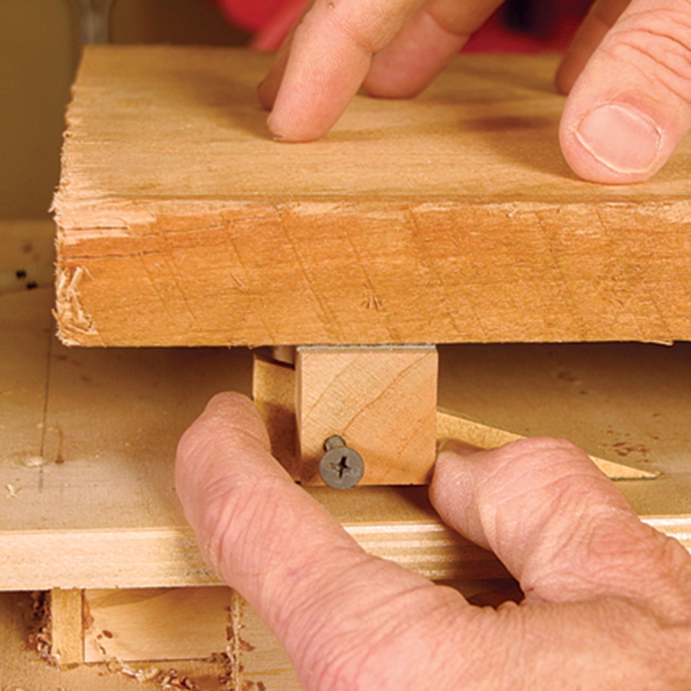 using a sled for board flattening