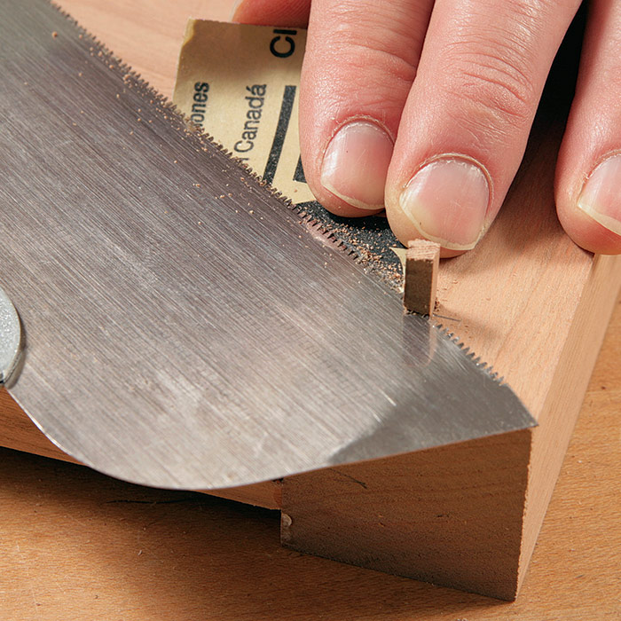 Sandpaper prevents scratches