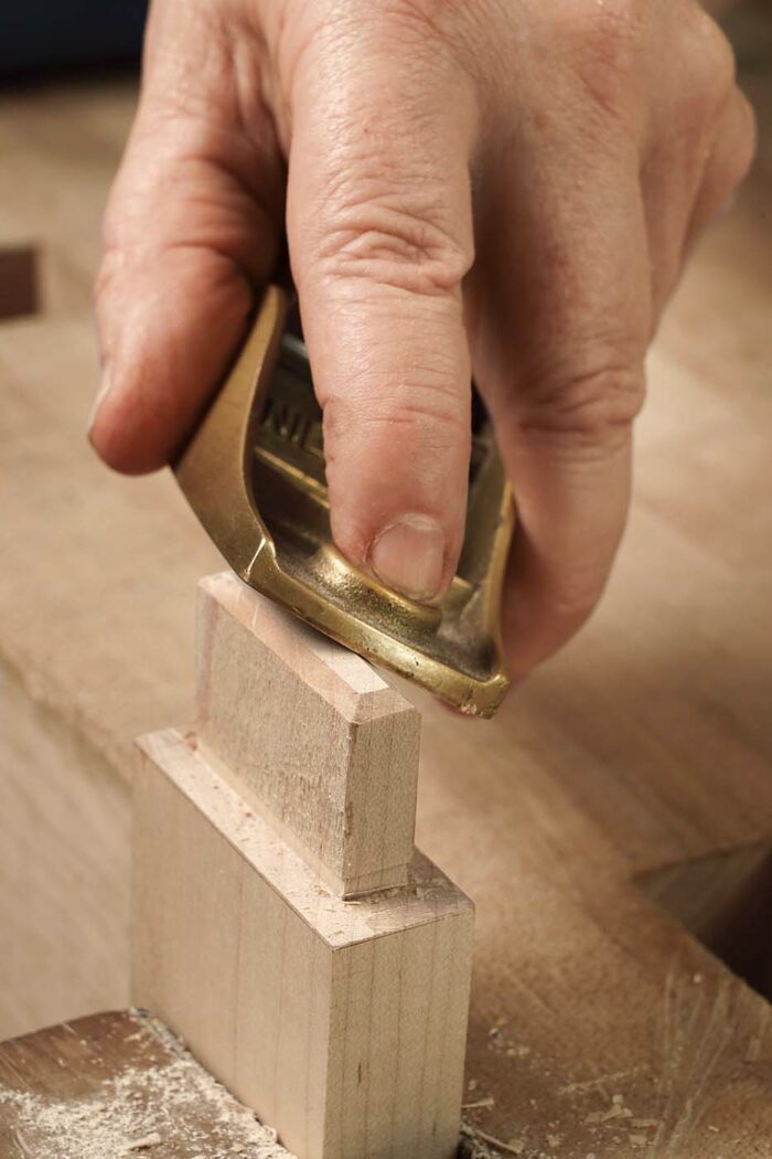 using a block plane