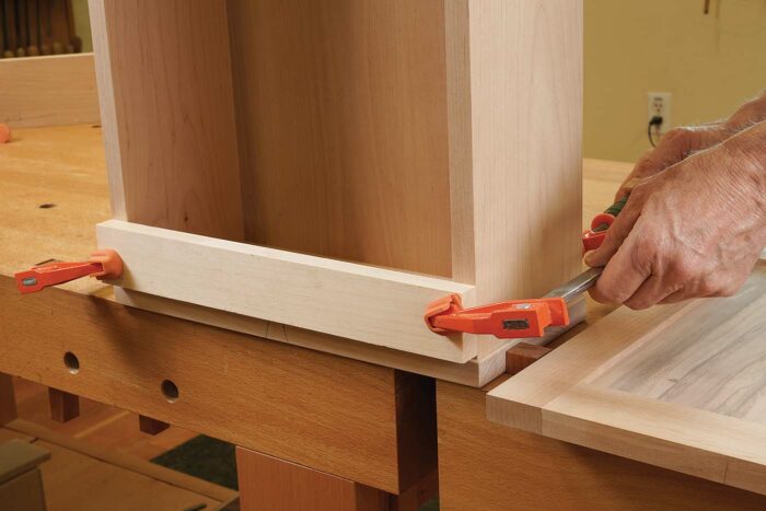 Board and shim align the setup block