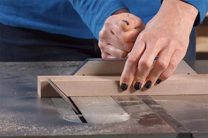 Level the top for burn-free bevels