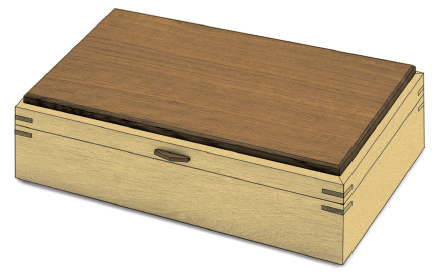 Perfect miters on small boxes